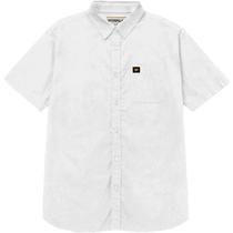 Camisa Caterpillar Masculino Poplin s/s L Branco - 4020091-10110