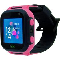 Relogio Luo Q08 Kids/ Lanterna/ GPS/ Rastreo/ Pink