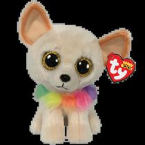 TY Peluches TY Beanie Boos Chewey Perro Chihuahua Beige Regular Tela Poliester 3 Anos + Multicolor