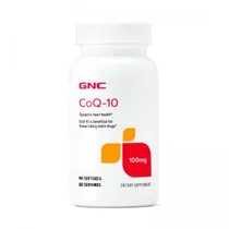Coenzima Q-10 GNC COQ-10 100MG 60 Cápsulas