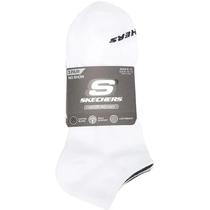 Skechers Media Uni Non Terry No Show S114041/100 Unisex Blanco