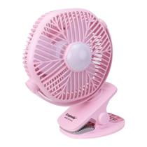 Ventilador Portatil Ecopower EP-V010 3 Vel/3PAS/Recargable/Bilvolt - Pink