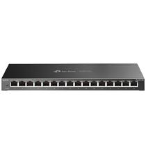 Switch TP-Link TL-SG116E com 16 Portas Ethernet de 10/100/1000 MBPS - Preto