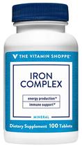 The Vitamin Shoppe Iron Complex (100 Tabletas)