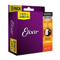 Corda de Violao Elixir NW 80/20 NW LT 16539X (3PK 11052)