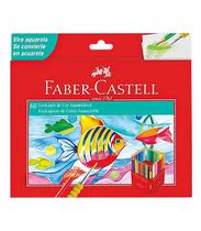 Faber Castell Lapiz Acuarela Caja Carton 60 Colores Rojo