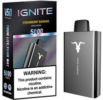 Vaper Descartavel Ignite V50 Special Edition 5% Nicotina 5000 Puffs - Strawberry Banana