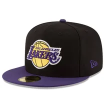 Bone New Era Nba 59FIFTY Lakers Preto 7 1-2
