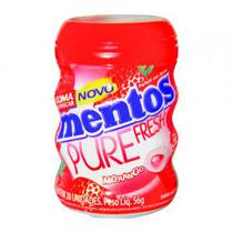 Chicletes Sem Acucar Mentos Morango Pote 56G