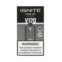Dispositivo Descartavel Ignite V120 12000 Puffs Black Lemon Lime