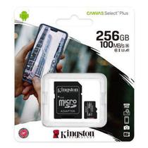 Memoria Card Micro SD 256GB Kingston 100MB/s C10