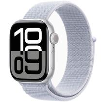 Apple Watch Series 10 42 MM MWWD3LW A2997 GPS - Silver Aluminum/Blue Cloud Sport Loop