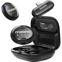 Microfone Sem Fio Maono WM620 (2TX+1RX) USB-C - Preto