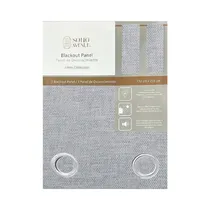 Cortina Opaca Soho Linen Collection Pbllinigr 132 X 228 CM Gris Hielo