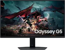 Monitor Samsung Gaming 27" Odyssey G5 LS27DG500ENXZA 1MS/ 180HZ/ QHD/ HDMI/ DP