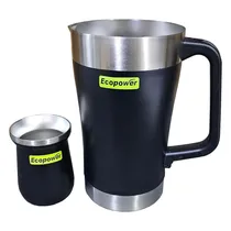 Termo Ecopower EP-G047 2L com Cuia - Preto