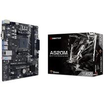 Placa Mãe Biostar A520MH 3.0 AA52DM4S Ver. 6.0 - AM4 - DDR4 - HDMI/VGA - Micro ATX