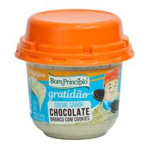 Creme de Chocolate Branco com Cookies Bom Principio 140G