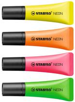 Marcador Stabilo Neon 72/4-1 (4 Cores)