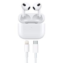 Fone de Ouvido Apple Airpods 3 MPNY3LL/A com Bluetooth / Lightning Charging Case - White