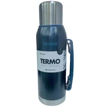 Garrafa Térmica Terrano Premium AC402021485 de 1L - Azul Metal