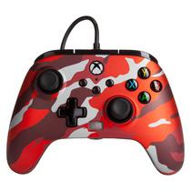 Controle Powera Enhanced Wired para Xbox Series X / s - Red Camo (PWA-A-02492)