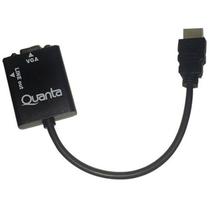 Adaptador Quanta QTHDV34 HDMI Negro