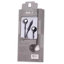 Fone de Ouvido com Fio CY-073 Stereo Earphone Aux 3.5MM - Preto