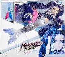 Mga Muneca Mermaze Mermaidz Winter Waves Nera c/ Cola Color Change Y Accesorios Plastico 3+ Anos Multicolor