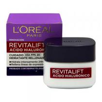 Creme Facial Antirrugas Loreal Revitalift com Acido Hialuronico Dia 50ML