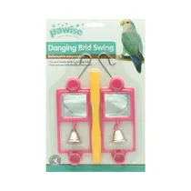 Juguete para Mascotas Pawise 49566 Columpio 26CM Rosa/Amarillo