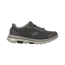 Tenis Skechers Masculino Gowalk 5 Qualify Cinza 55509CCBK 55509CCBK