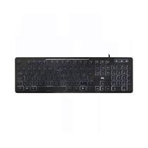 Teclado Mtek KB-7269L-PT LED USB Portugues Negro