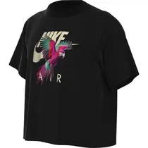 Nike Remera Niña SW Tap FZ5564010 (T) XS Negro