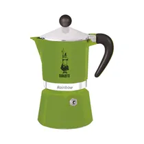 Cafetera Italiana Bialetti Rainbow 4971 1 Taza 60ML Verde