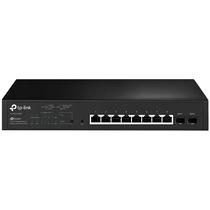 Switch TP-Link TL-SG2210MP com 8 Portas Ethernet de 10/100/1000 MBPS - Preto