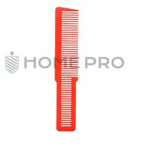 Pente Profissional Clipper Comb Barbeiro Cortes Penteados - Vermelho