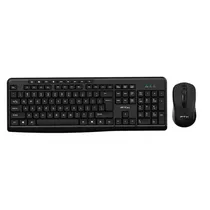 Teclado + Mouse FTX GK300, Wireless, USB, Português, Preto