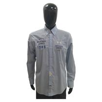 Camiseta La Martina Masculino Eq.JMC605 03 Blue Bell