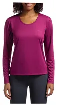 Camiseta Manga Longa Olympikus OBWST24608/25W Cereja Feminina
