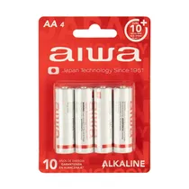 Pilha Aiwa Alkaline AWBAPLR6P41 - AA - 4 Unidades