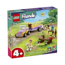 Juguete de Construcción Lego Friends Horse And Pony Trailer 42634 105 Piezas