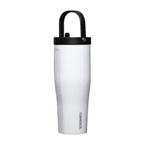 Garrafa Térmica Corkcicle Series A Go Cup XL - 890ML - com Bico - Gloss White
