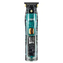 Aparador / Cortador de Cabelo VGR V-961 / 5W / com Acessórios / Recarregável - Transparente