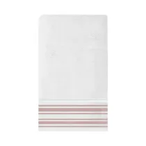Toalla de Baño Soho Retreat Stripes Collection TO1600RETSSRO 90 X 150 CM Blanco - Rosa
