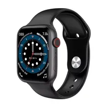 Relogio Inteligente Smartwatch Mini 10 Laxasfit 41MM / com Bluetooth e 8 Pulseiras - Preto