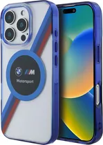 Capa BMW para iPhones 16 Pro BMHMP16L23HTPUT - Azul
