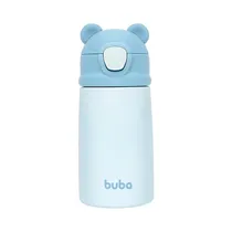 Botella Térmica Con Pajita Buba Osito de Peluche 18076 Azul 320ML