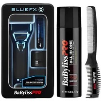 Kit Aparador Babylisspro FX One Bluefx FX79FSBL Recarregável + Spray All In One + Pente - Preto/Azul