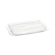 Bandeja de Porcelana Wilmax WL-992594/A 32 X 20 CM Blanco